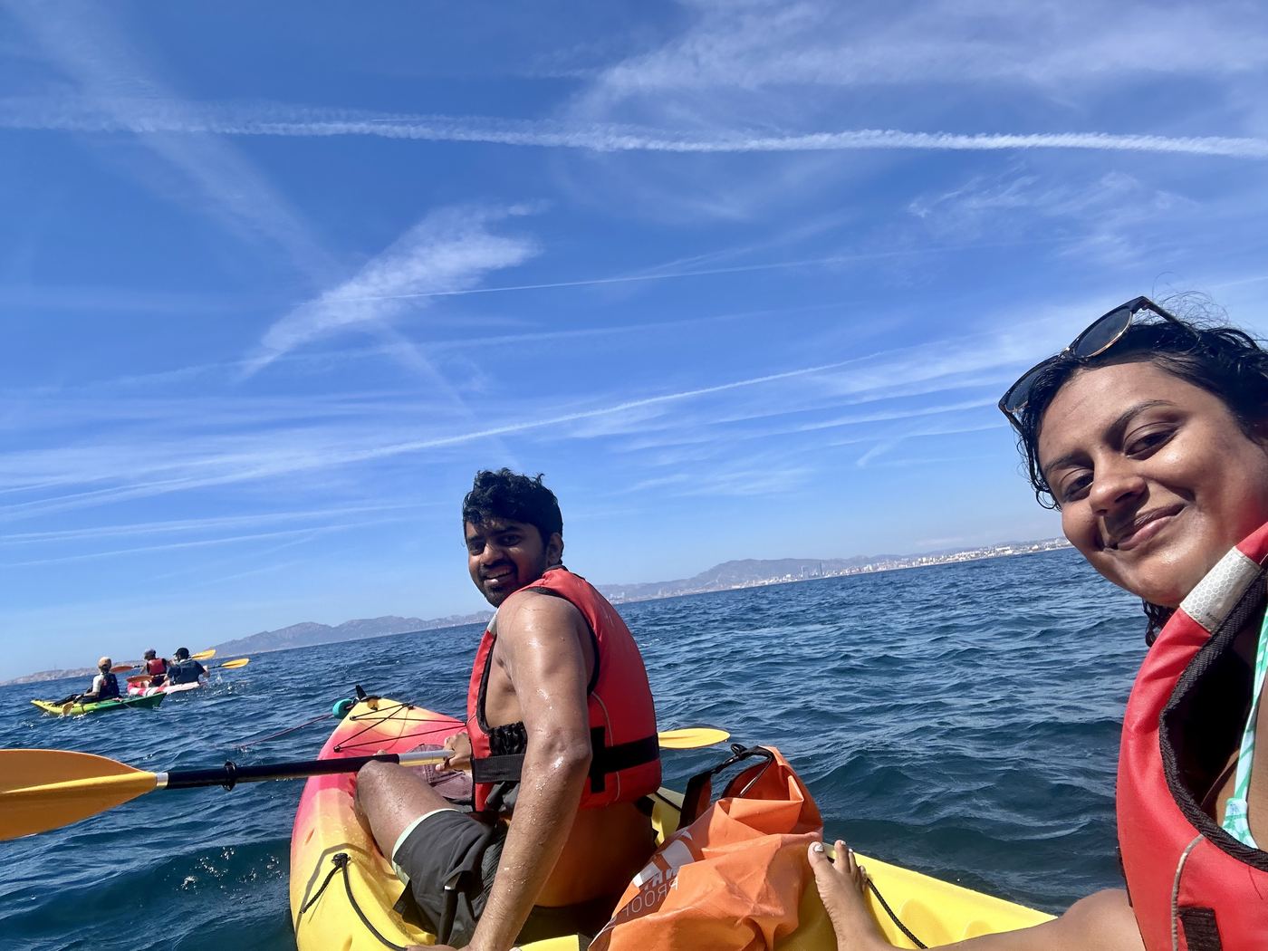 Kayaking near Marseille